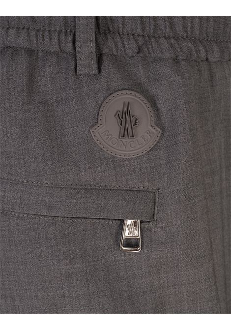 Joggers In Lana Resistente Grigia MONCLER | 091-2A00033 598HJ92Q